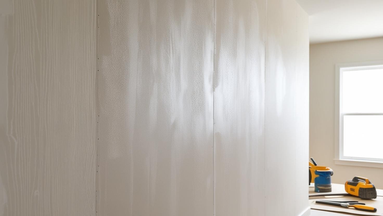 surface preparation before a wall paint job